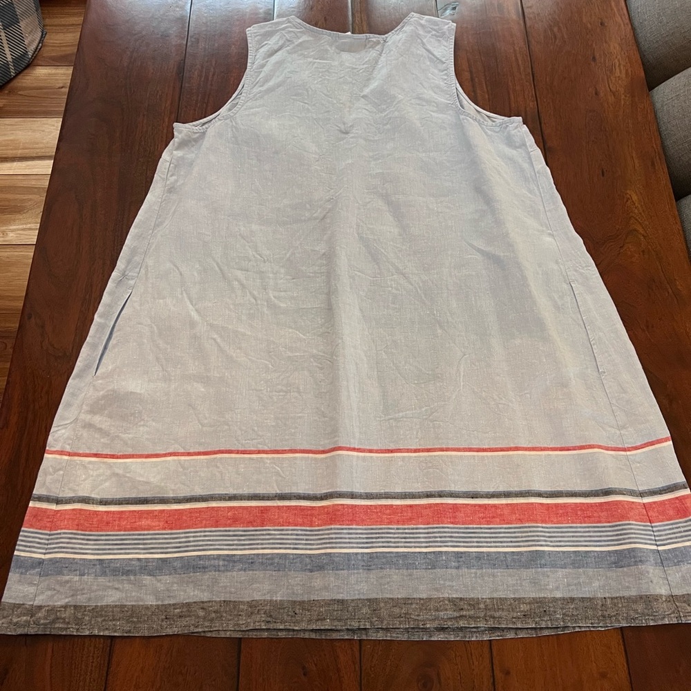 J. Jill Love Linen Sleeveless Shift Dress - Picture 2 of 5